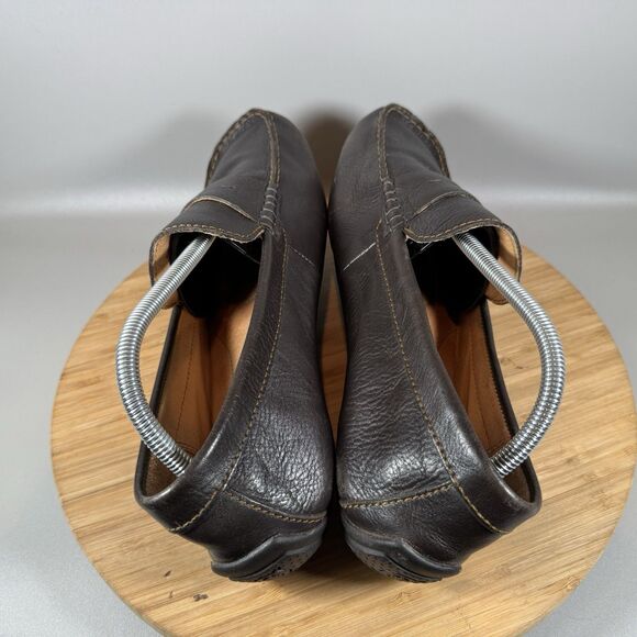 S Born Leather Penny Loafers Brown Men's 10 Slip On Casual Office Comfort - Picture 5 of 8